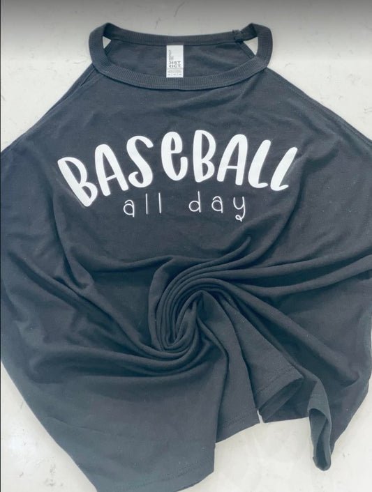 Baseball All Day Rocker Tank