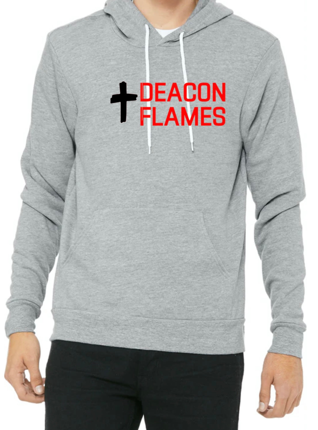 Flames Adult Hoodie