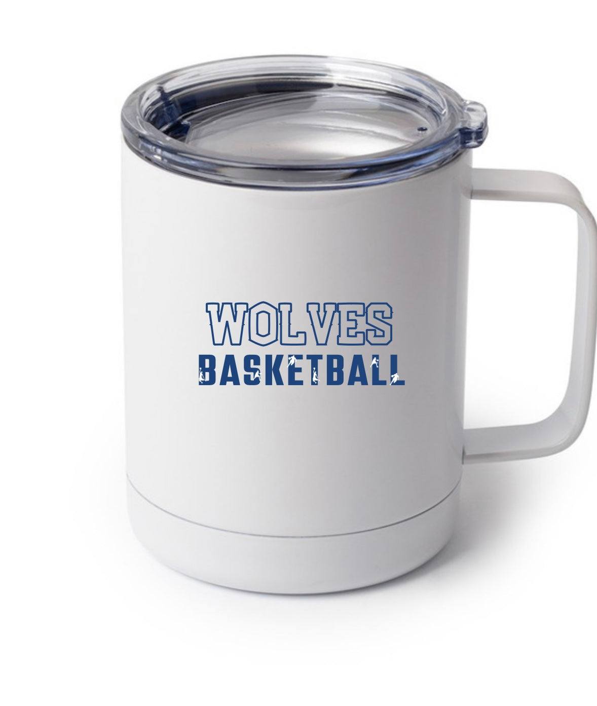 10 oz Stainless Coffee Cup with Lid