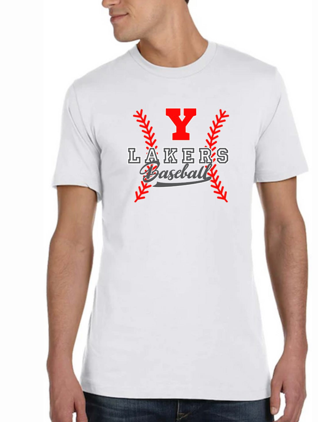 Yankton Baseball Laces Tee