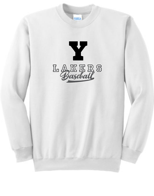 Yankton Baseball Crew Sweatshirt - Black Y