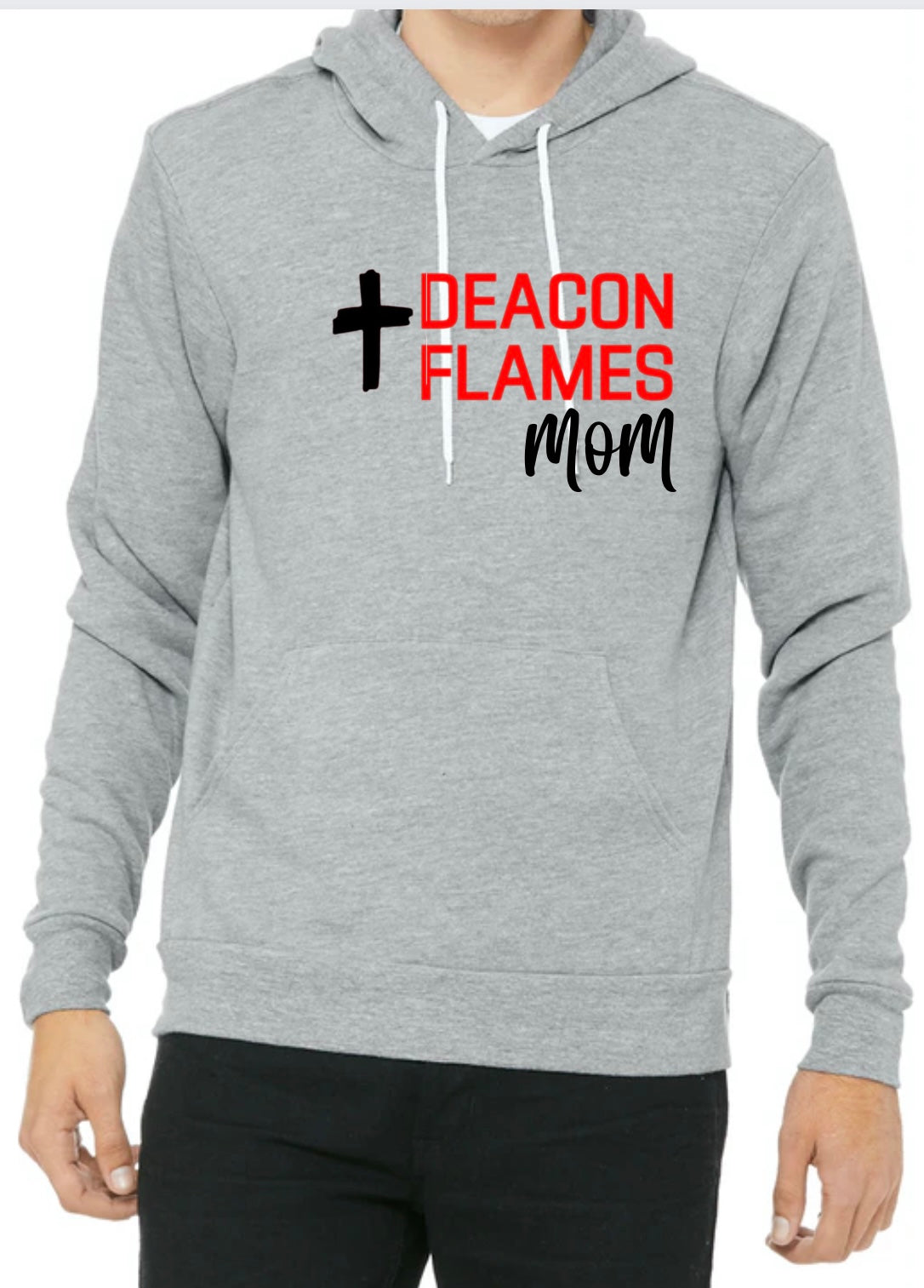 Flames Mom Hoodie