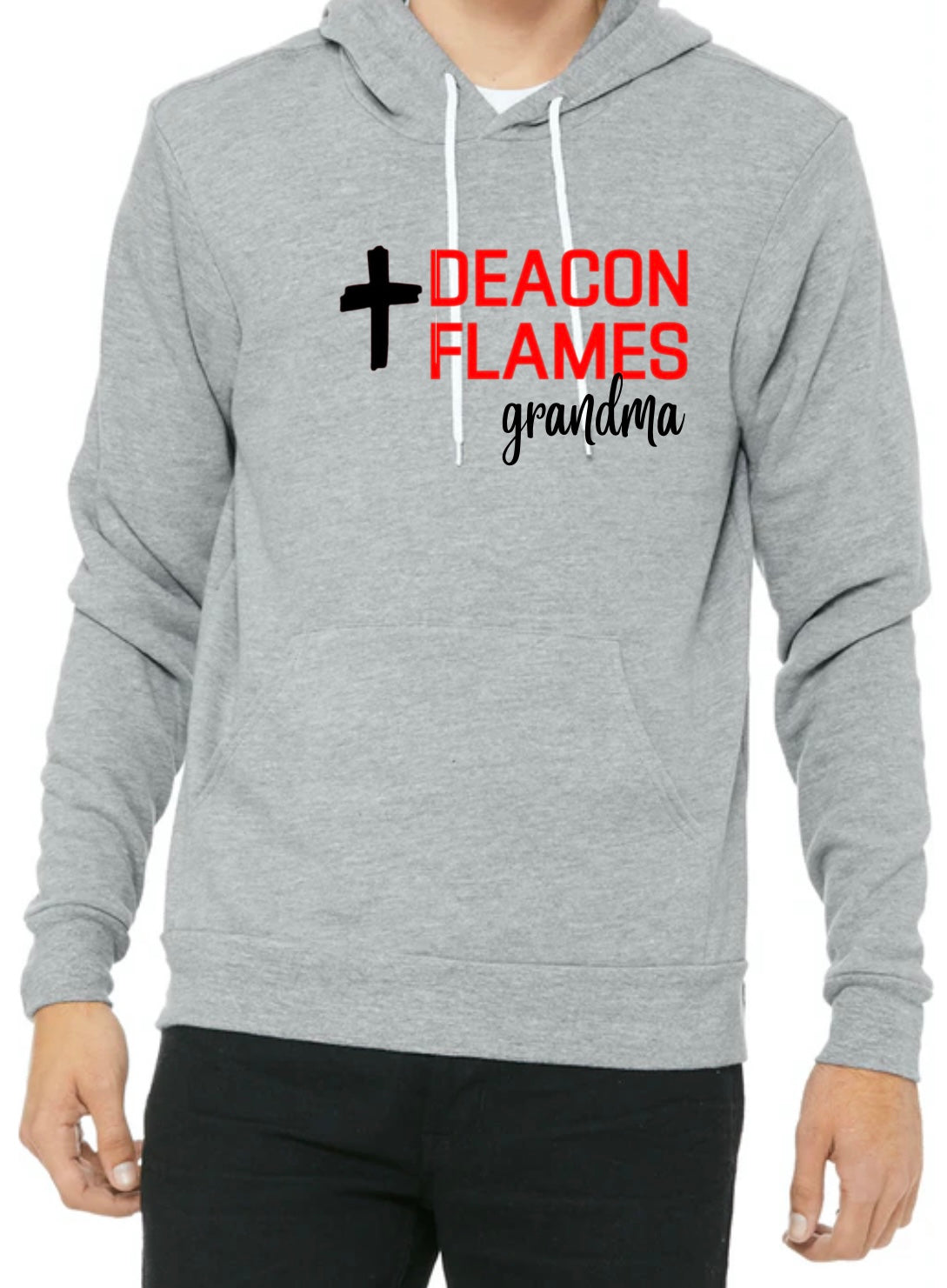 Flames Grandma Hoodie