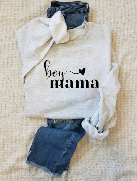 Boy Mama Crew Sweatshirt