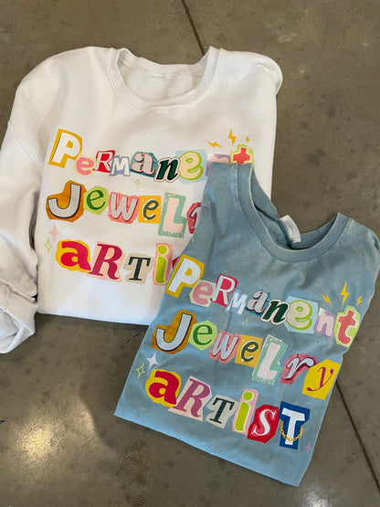 Permanent Jewelry Artist Tee & Crew