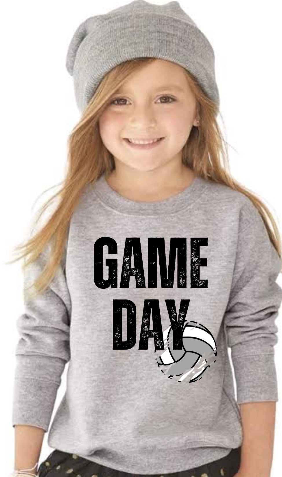 Youth Volleyball Game Day Crew Sweatshirt