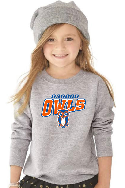 Youth Osgood Owls Crew Sweatshirt