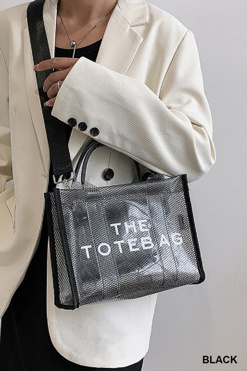 Clear "The Tote Bag" Bag