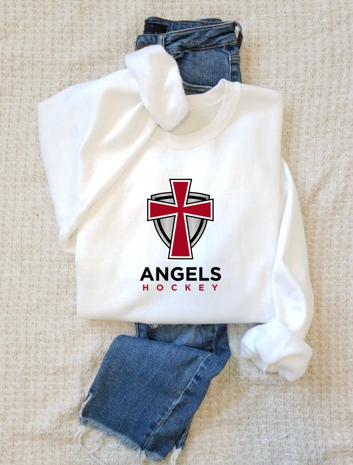 Angels Hockey Crew Sweatshirt