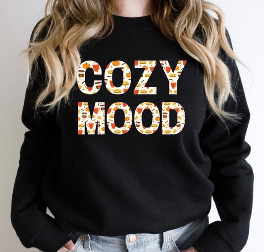 Fall Cozy Mood Crew Sweatshirt