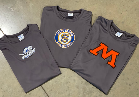 Hockey Small Logo Tee - Adult and Youth