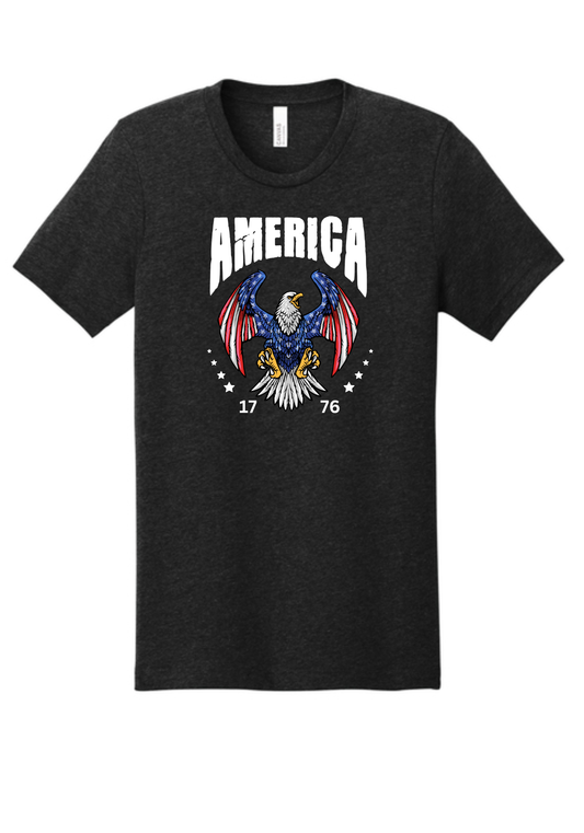 America Eagle 1776 Tee or Crew