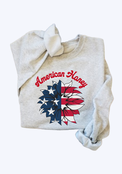 American Honey Tee or Crew