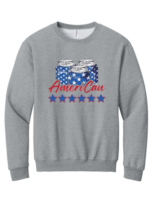 AmeriCAN Tee or Crew