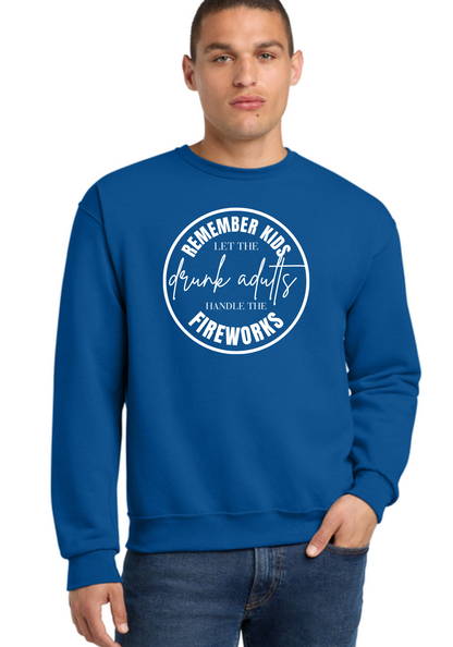 Fireworks Tee or Crew