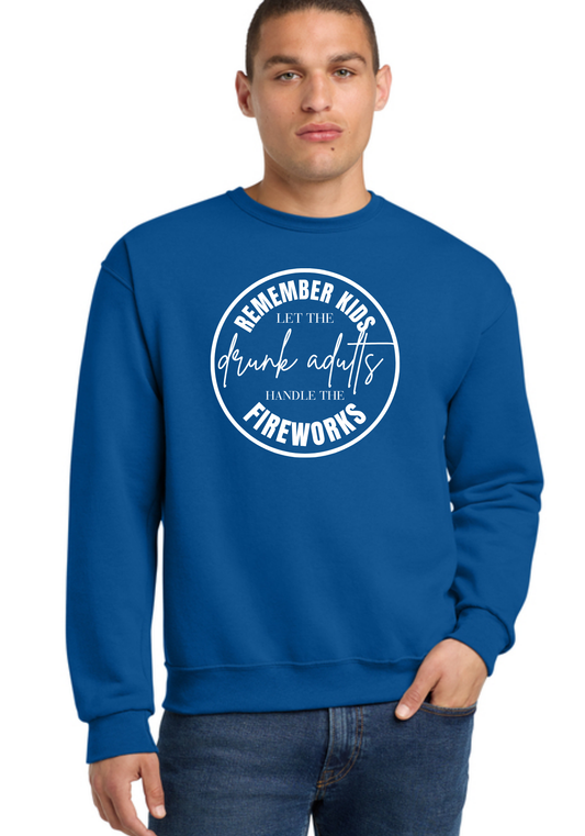 Fireworks Tee or Crew