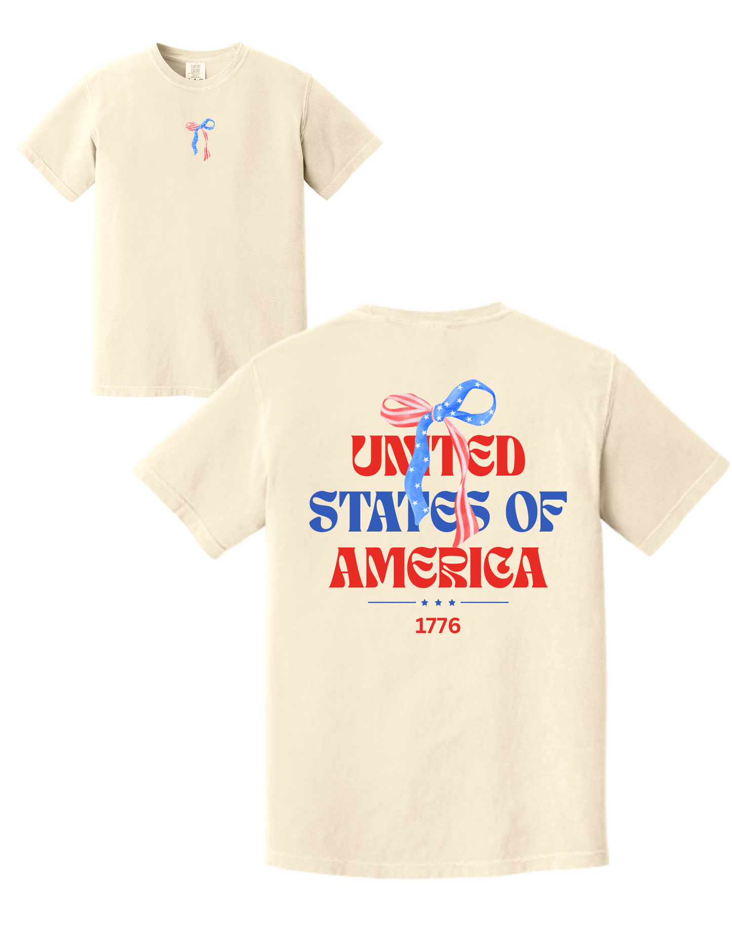 United States of America Bow Tee