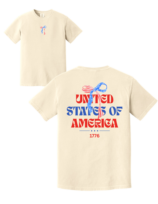 United States of America Bow Tee