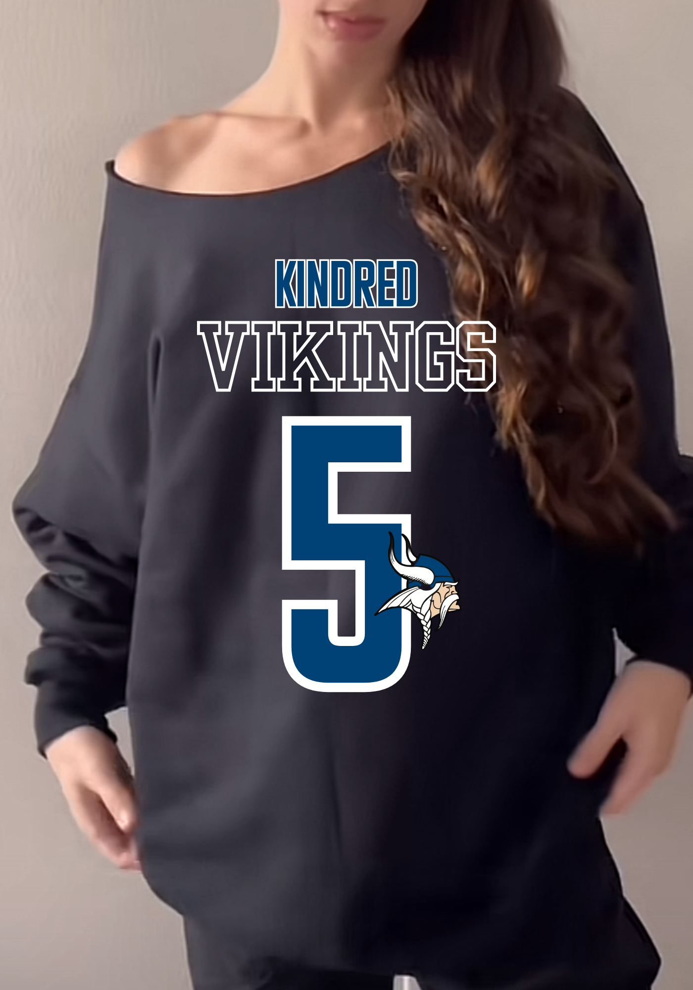 Oversized Off the Shoulder Crew Kindred
