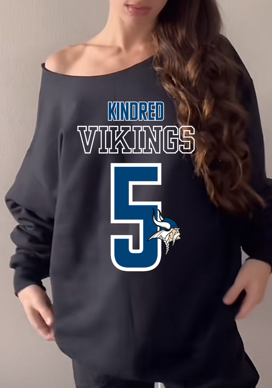 Oversized Off the Shoulder Crew Kindred