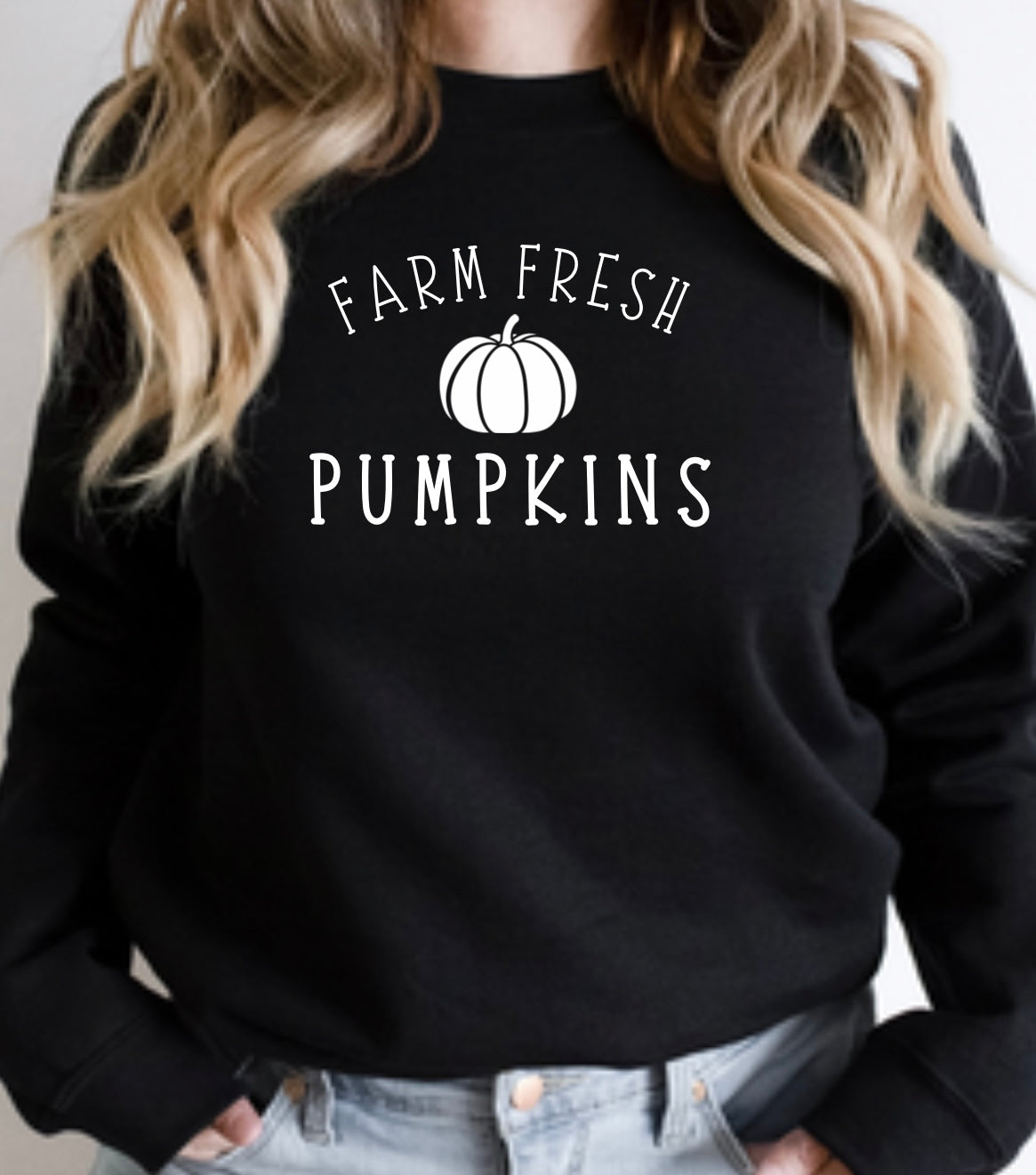 Farm Fresh Pumpkins Crew Sweatshirt