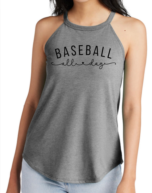 Baseball All Day Rocker Tank