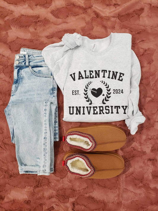 Valentine University Crew Sweatshirt