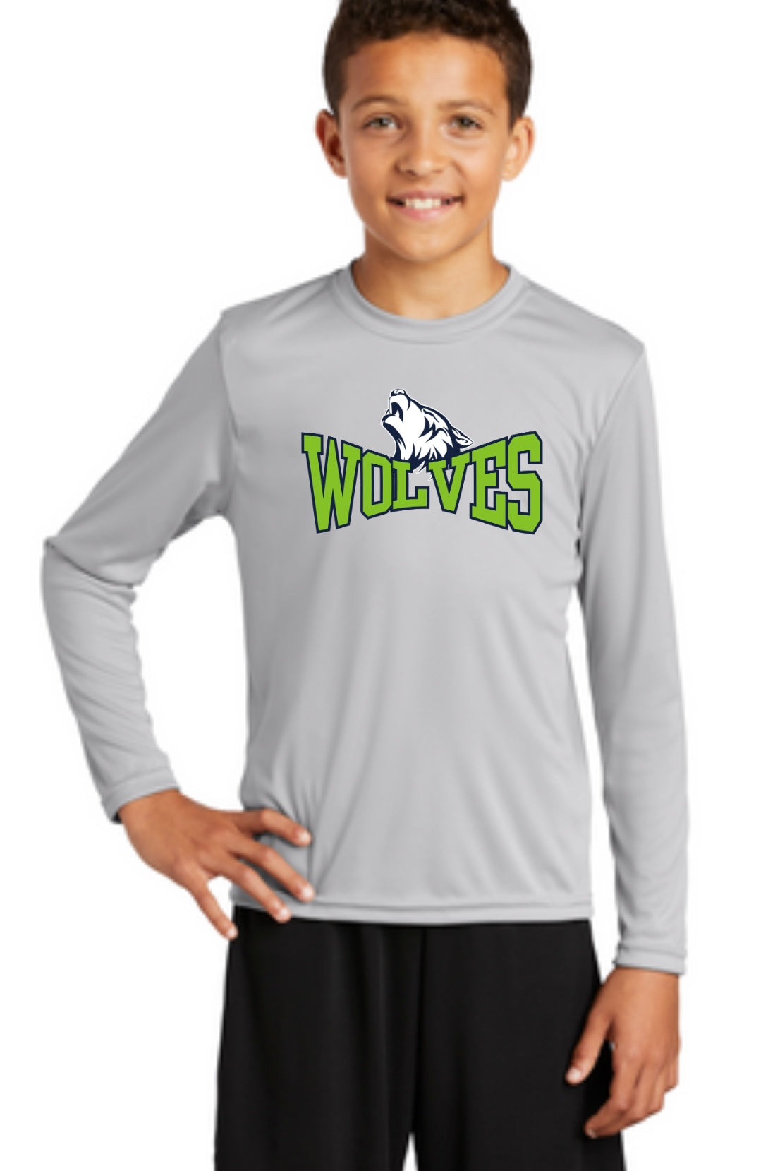 Youth Long Sleeve Dry Fit Top