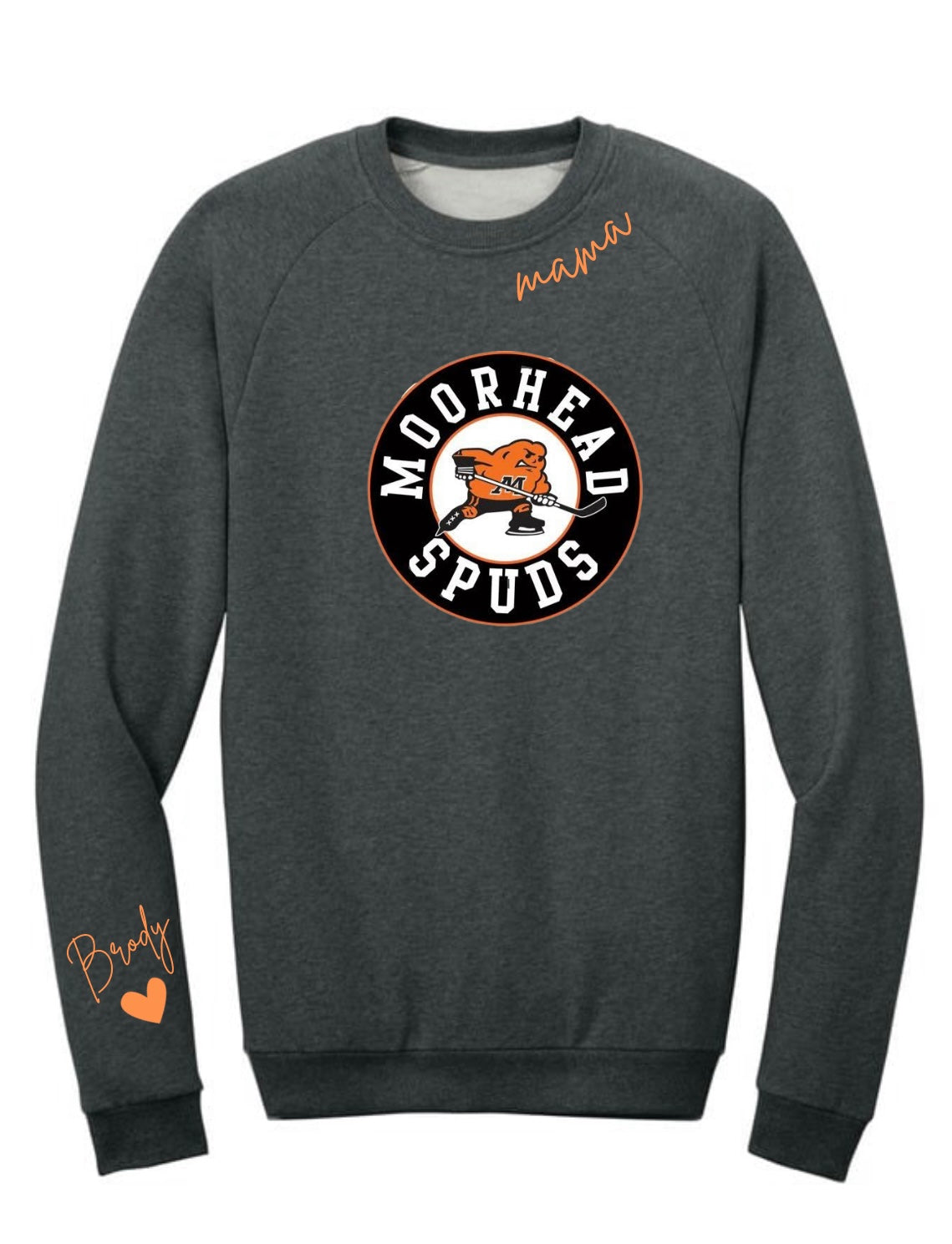 Adult Moorhead Mama Hockey Crew Sweatshirt