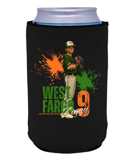 9U Rattlers Player Koozie