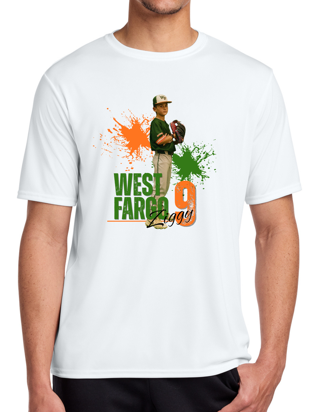 9U Rattler Player Dry Fit Tee - Youth and Adult