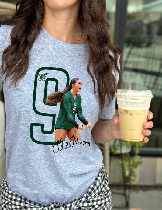 Packer State Volleyball Player Tee or Crew - Youth & Adult