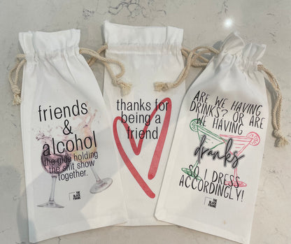 Funny Wine Bags