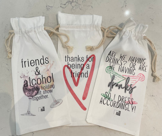Funny Wine Bags