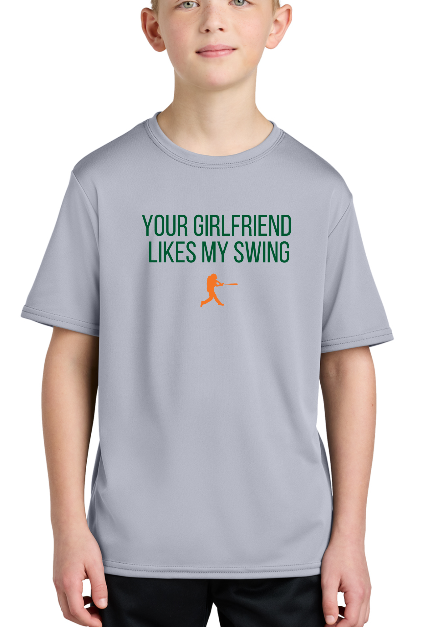 Your Grlfriend Likes My Swing Tee BF09