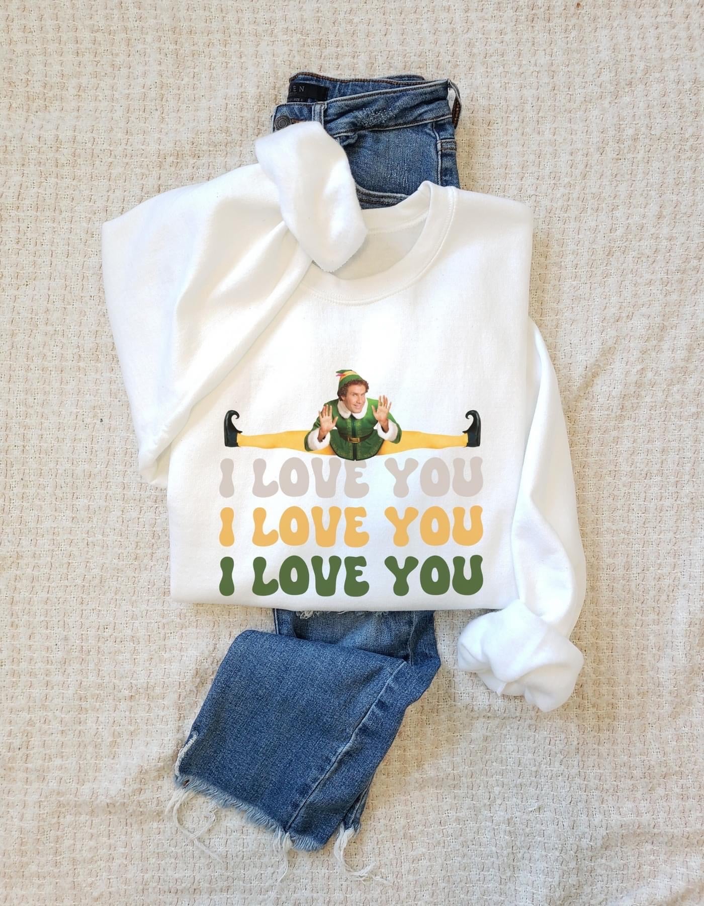 I Love You Elf Crew - Kids & Adult