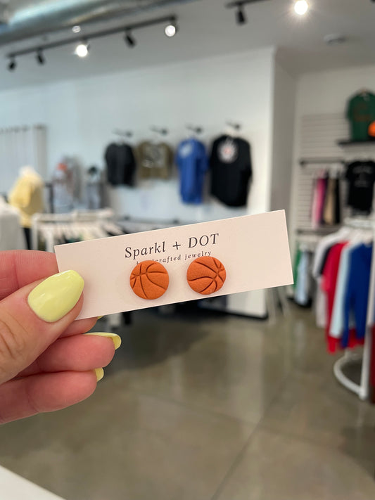 Sparkl+Dot Basketball Studs