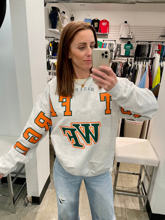 Large Letter Sports Crew