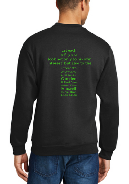 Adult CamCares/GiveToTheMax Crew Sweatshirt