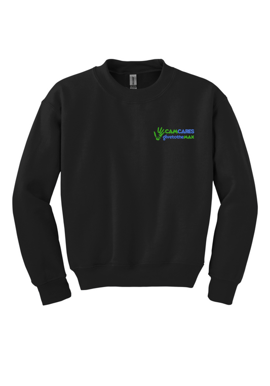 Youth CamCares/GiveToTheMax Crew Sweatshirt