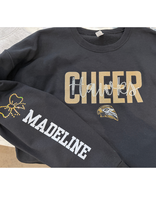 Hawks Cheer Crew Sweatshirt
