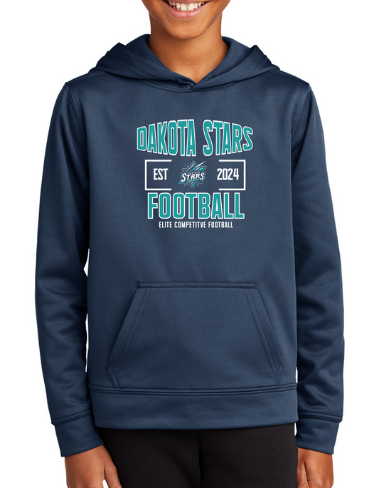 Youth Dakota Stars Football Tee, Long Sleeve or Hoodie