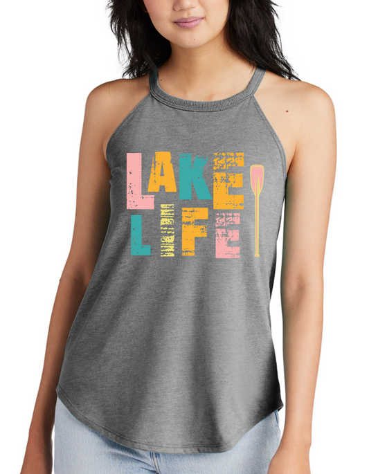 Lake Life Graphic Rocker Tank