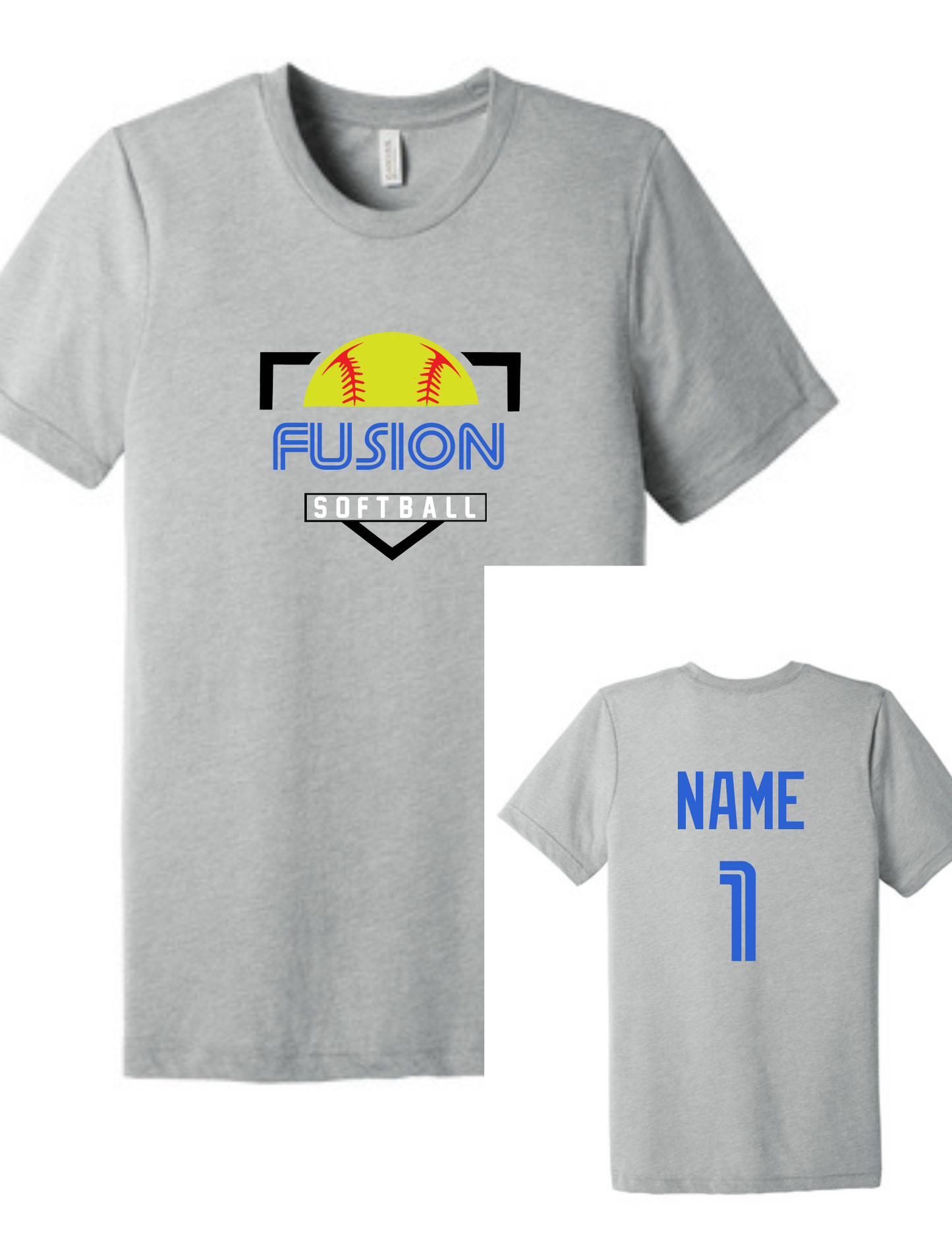 Fusion Softball Tee or Crew