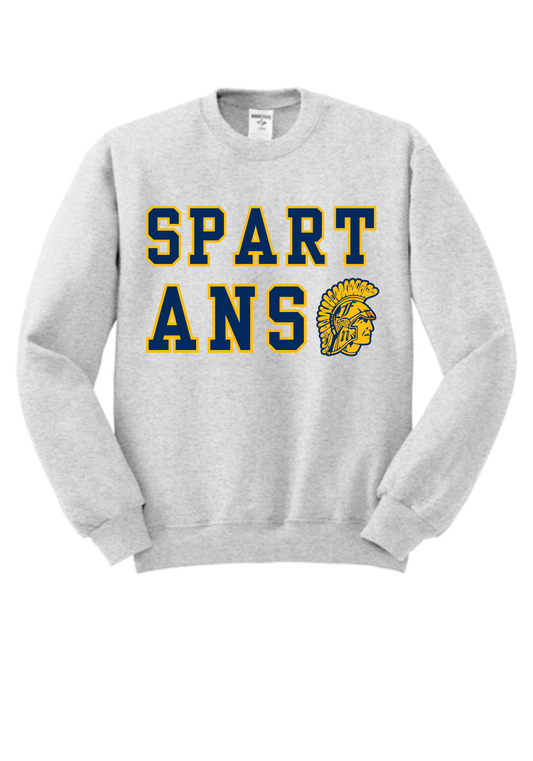 Spartans 2 Line - Tee, Crew, Hoodie