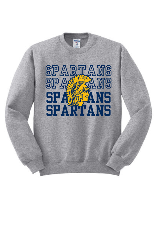 Fargo North Repeating Spartans Tee, Crew, Hoodie