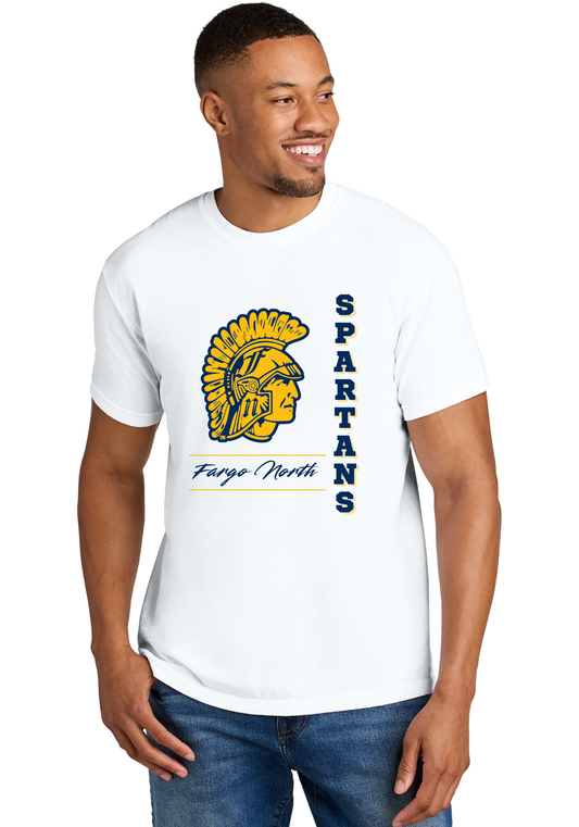 Fargo North Spartans Vertical Tee, Crew, Hoodie
