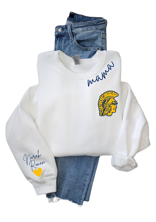 Fargo North Spartans Mama Custom Crew