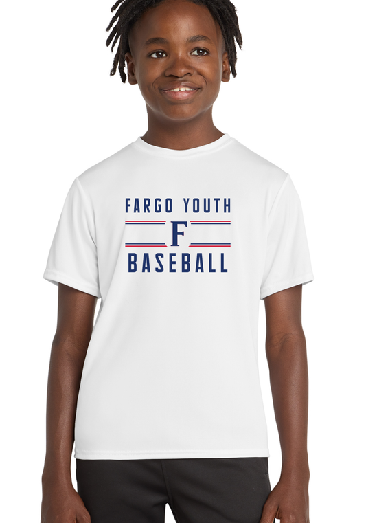 Fargo Youth Baseball Dry Fit Tee, Long Sleeve, or Crew Sweatshirt