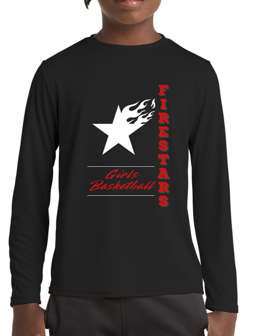 Fire Stars Dry Fit Tee, Long Sleeve or Hoodie
